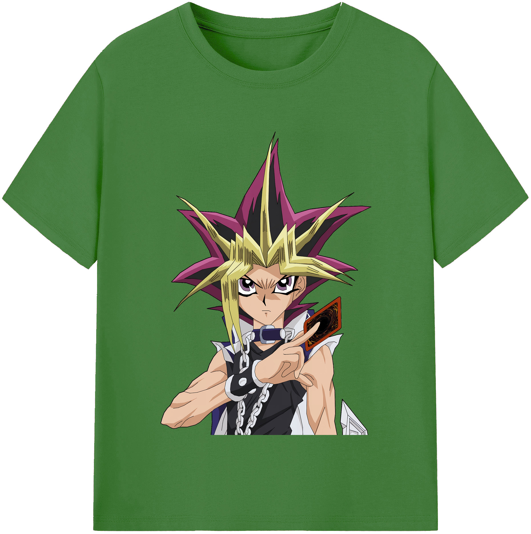 （画像用） 遊☆戯☆王 Yu-Gi-Oh! レディースカジュアルプリントTシャツ（綿100％）